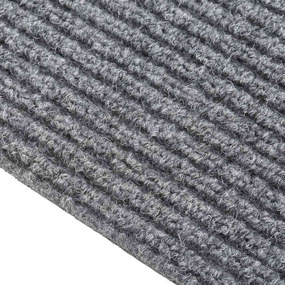 vidaXL Paillasson anti-salissures Gris 100x400 cm