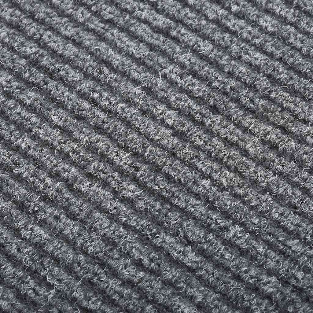 vidaXL Paillasson anti-salissures Gris 100x400 cm