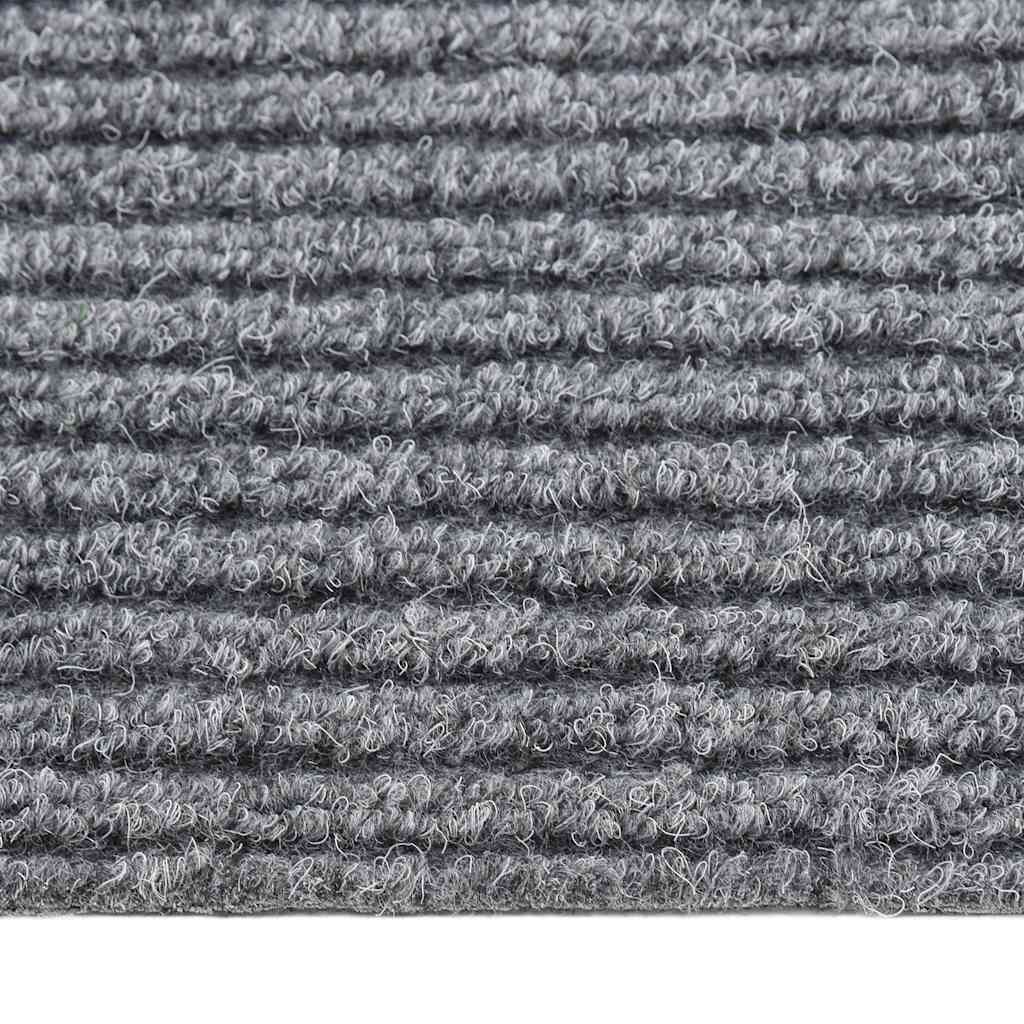 vidaXL Paillasson anti-salissures Gris 100x400 cm