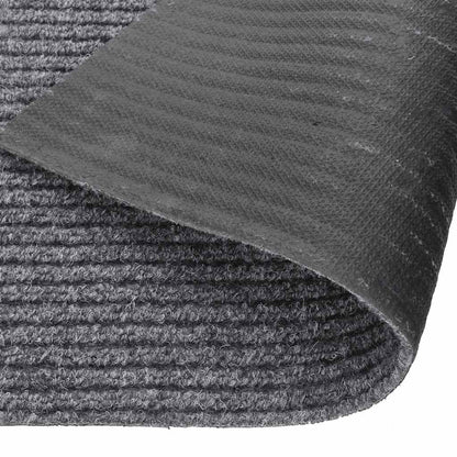 vidaXL Paillasson anti-salissures Gris 100x400 cm