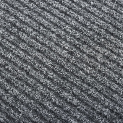 vidaXL Paillasson anti-saleté Gris 100x450 cm