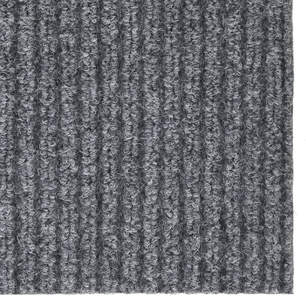 vidaXL Schmutzfangläufer 100x500 cm Grau