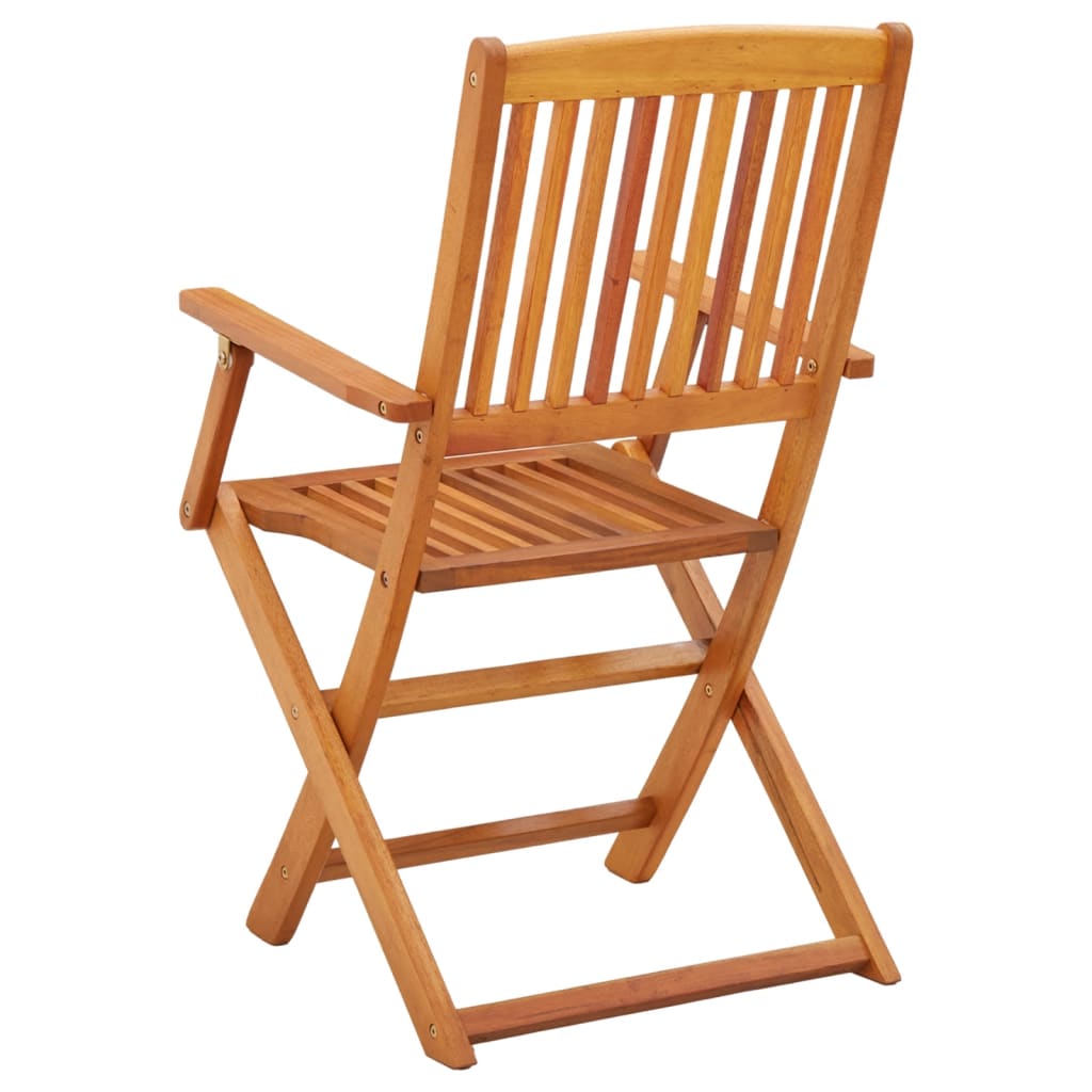 vidaXL Chaises de jardin pliables 2 pcs. Bois d'eucalyptus massif