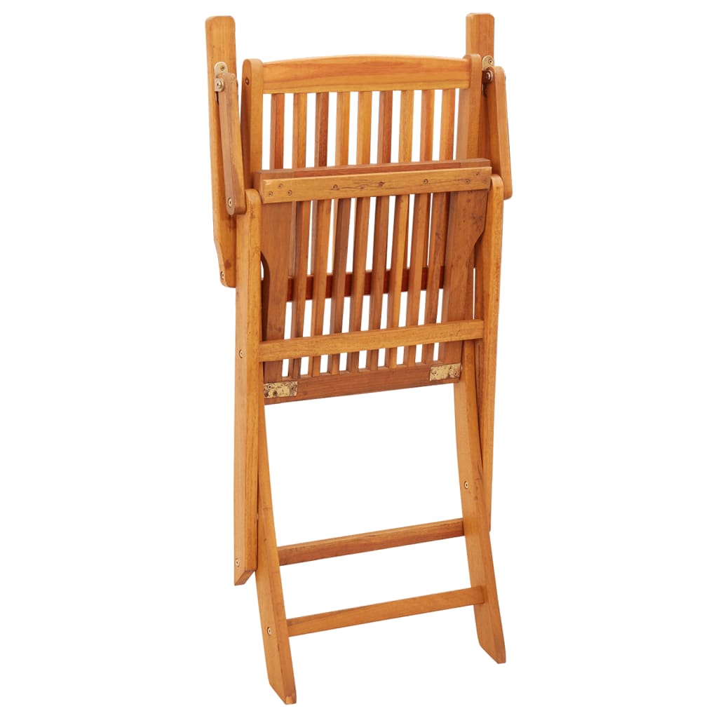 vidaXL Chaises de jardin pliables 2 pcs. Bois d'eucalyptus massif