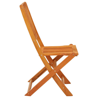 vidaXL Chaises de jardin pliantes 4 pcs Bois massif d'eucalyptus