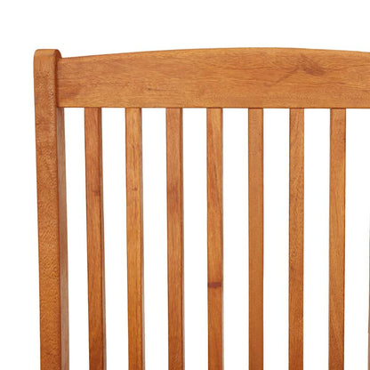 vidaXL Chaises de jardin pliantes 4 pcs Bois massif d'eucalyptus