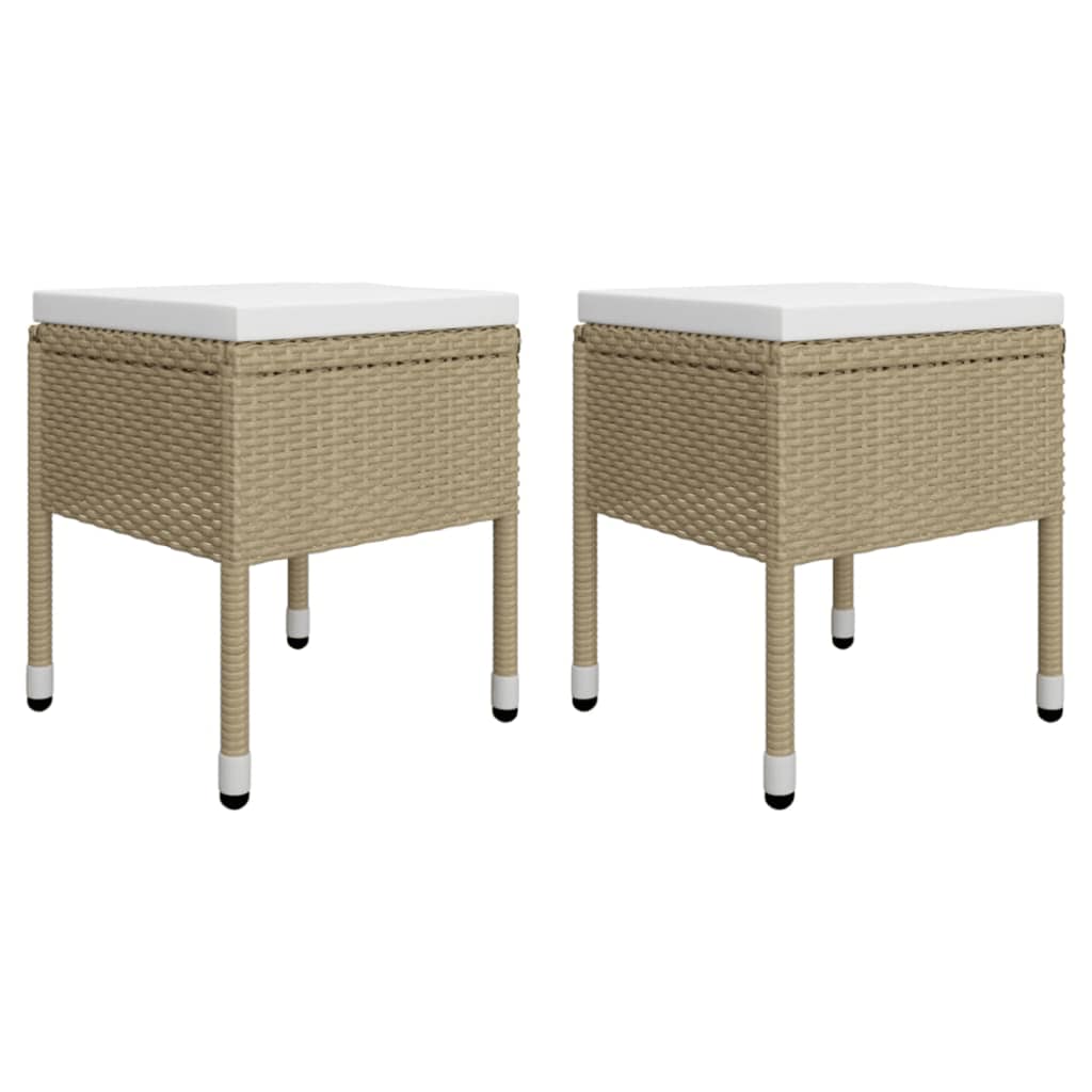 vidaXL 5-tlg. Garten-Essgruppe Beige