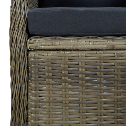 vidaXL 5-tlg. Garten-Essgruppe Braun