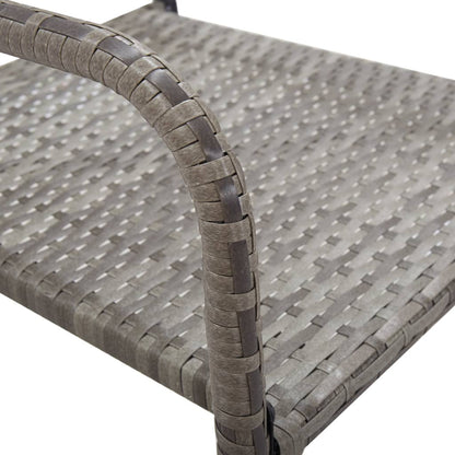 vidaXL Salle à manger de jardin 5 pcs Gris