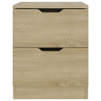 vidaXL Nachttisch Sonoma-Eiche 40x40x50 cm Spanplatte