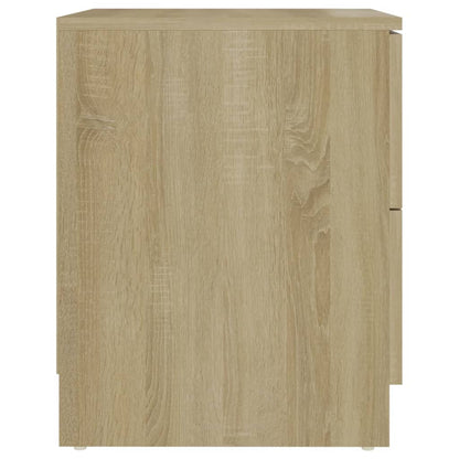 vidaXL Nachttisch Sonoma-Eiche 40x40x50 cm Spanplatte