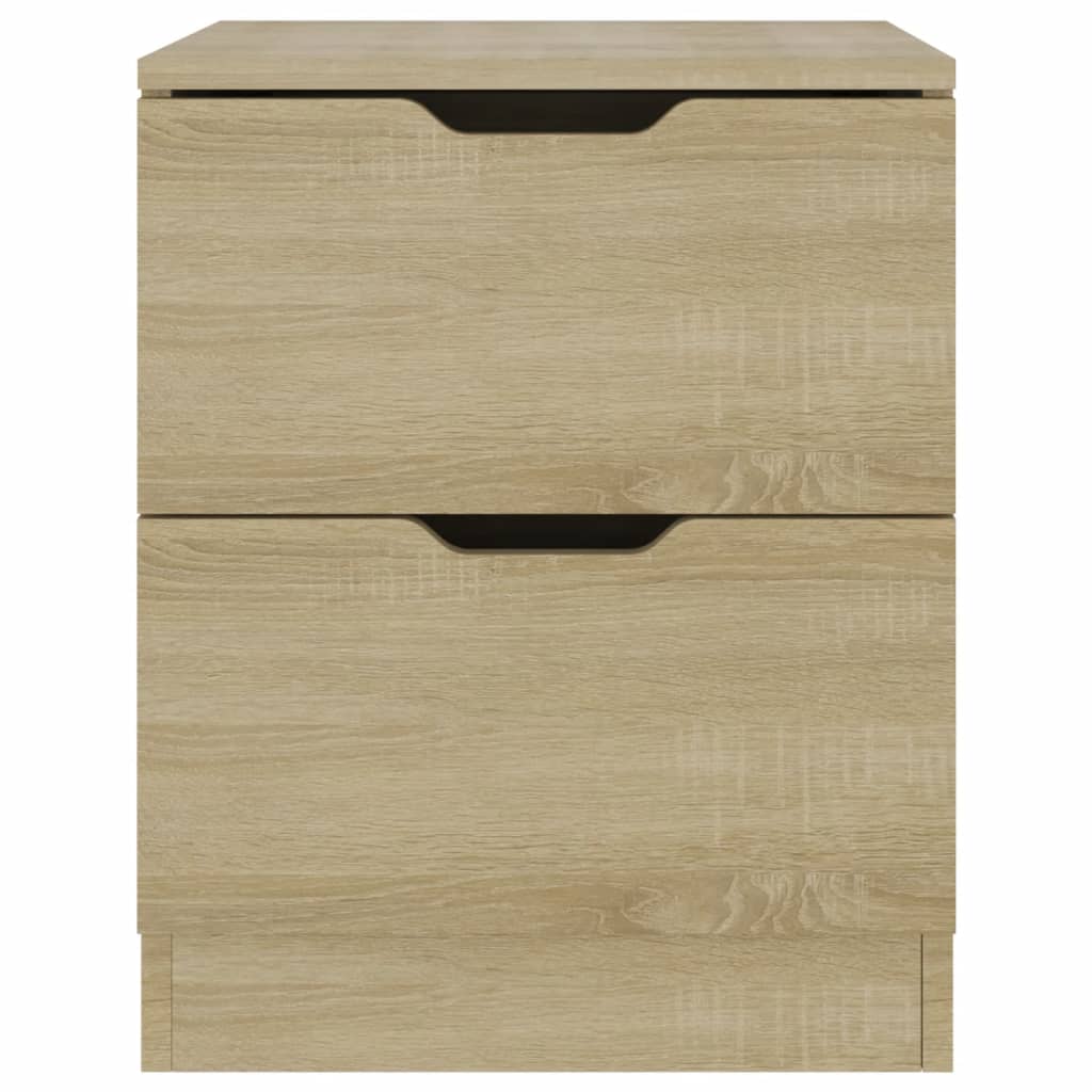 vidaXL Tables de chevet 2 pcs Chêne Sonoma 40x40x50 cm Aggloméré