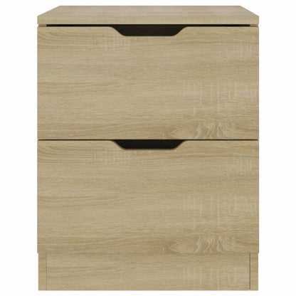 vidaXL Tables de chevet 2 pcs Chêne Sonoma 40x40x50 cm Aggloméré