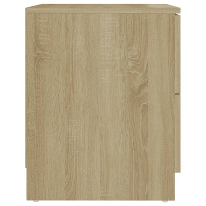 vidaXL Tables de chevet 2 pcs Chêne Sonoma 40x40x50 cm Aggloméré