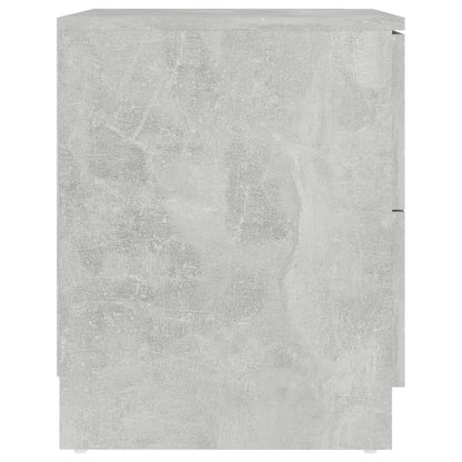 vidaXL Table de chevet gris béton 40x40x50 cm Aggloméré