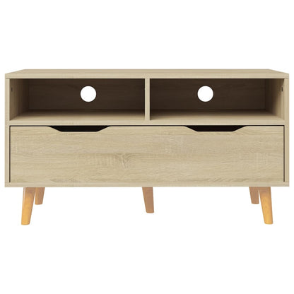 vidaXL TV-Schrank Sonoma-Eiche 90x40x48,5 cm Holzwerkstoff
