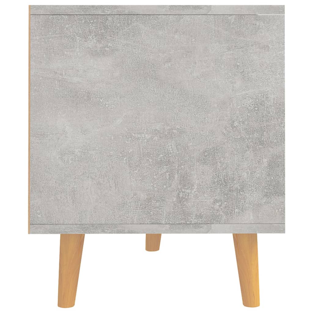 vidaXL Meuble TV Gris béton 90x40x48,5 cm Bois d'ingénierie