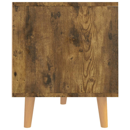 Meuble TV vidaXL chêne fumé 90x40x48,5 cm bois d'ingénierie