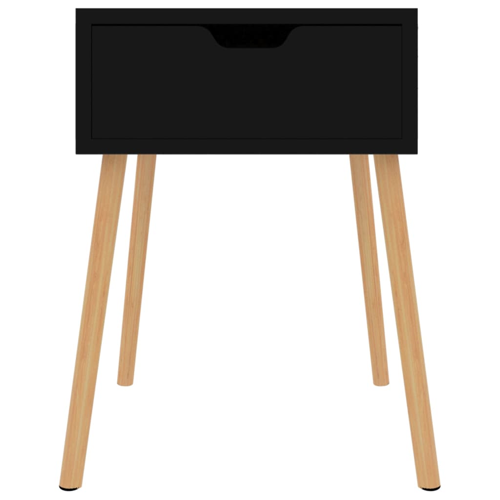 vidaXL Nachttisch Schwarz 40x40x56 cm Holzwerkstoff