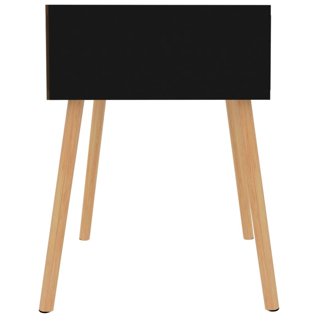 vidaXL Nachttisch Schwarz 40x40x56 cm Holzwerkstoff