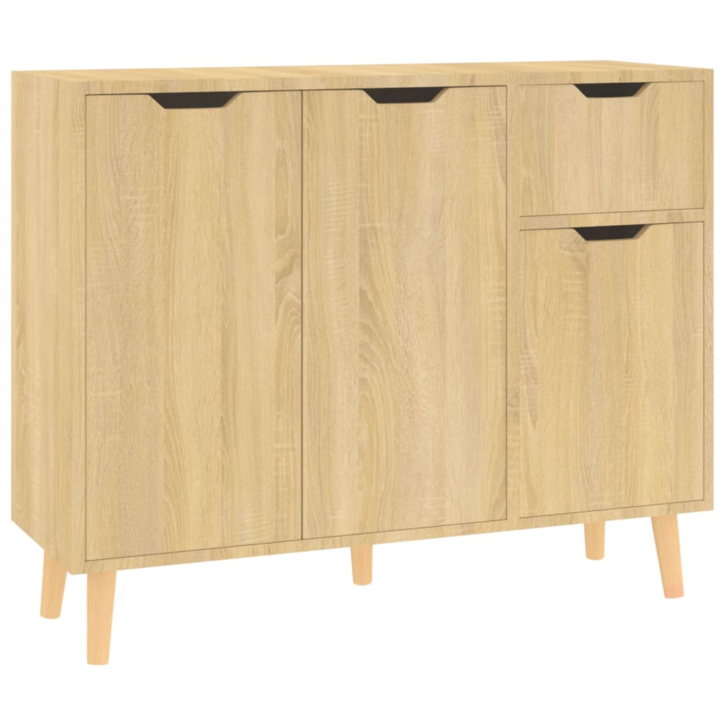 vidaXL Buffet chêne Sonoma 90x30x72 cm Bois d'ingénierie