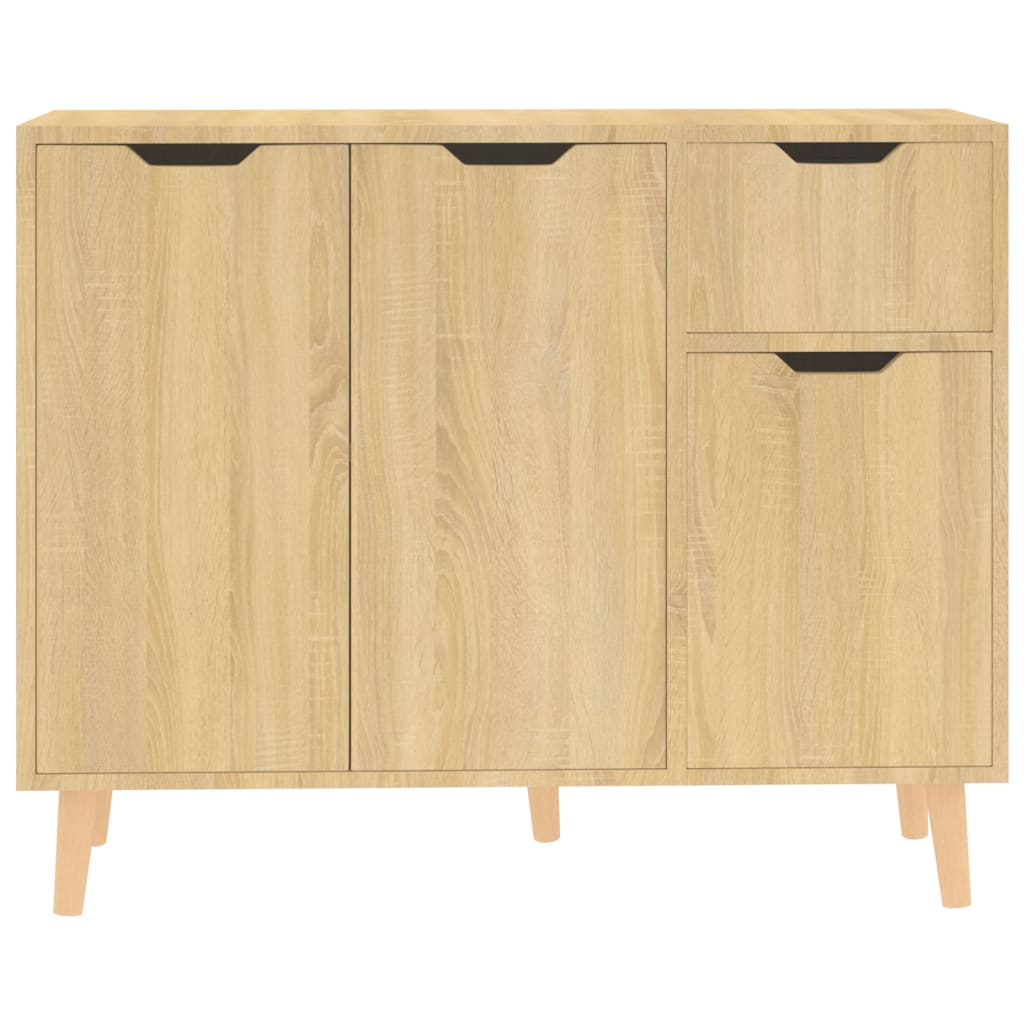 vidaXL Buffet chêne Sonoma 90x30x72 cm Bois d'ingénierie
