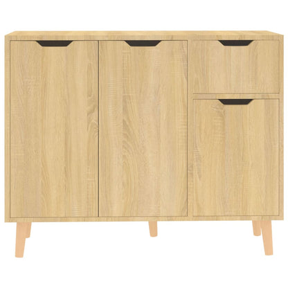 vidaXL Buffet chêne Sonoma 90x30x72 cm Bois d'ingénierie