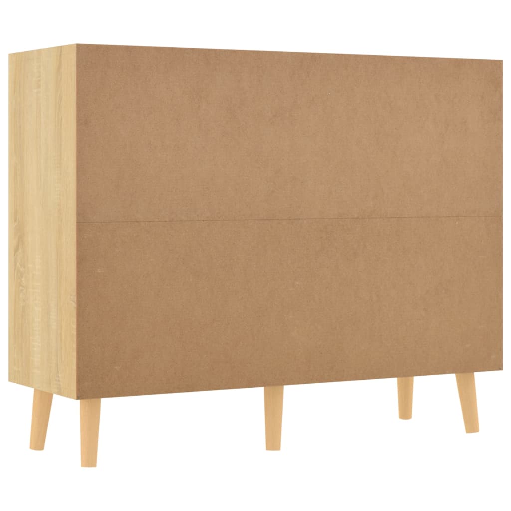 vidaXL Buffet chêne Sonoma 90x30x72 cm Bois d'ingénierie