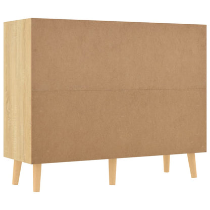 vidaXL Buffet chêne Sonoma 90x30x72 cm Bois d'ingénierie