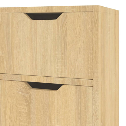 vidaXL Buffet chêne Sonoma 90x30x72 cm Bois d'ingénierie