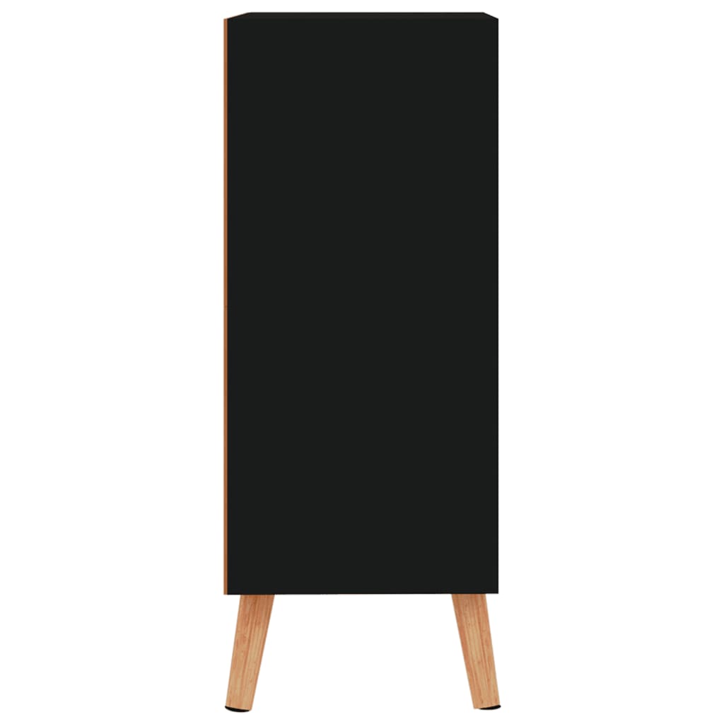 vidaXL Sideboard Schwarz 60x30x72 cm Holzwerkstoff