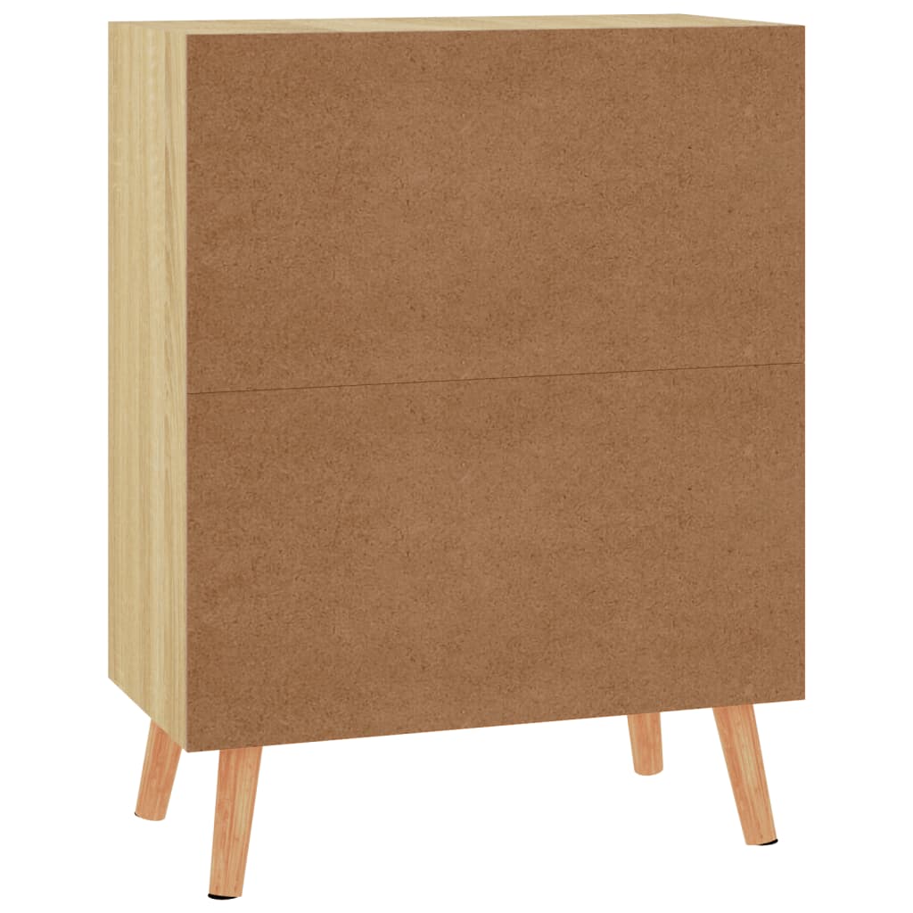 vidaXL Buffet en aggloméré coloris chêne Sonoma 60 x 30 x 72 cm