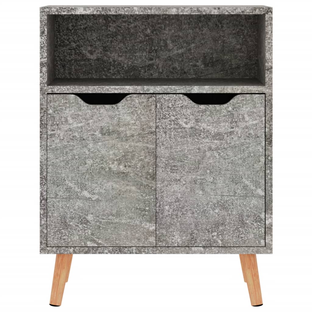 vidaXL Buffet bas gris béton 60x30x72 cm Aggloméré