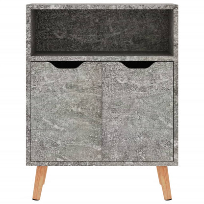 vidaXL Buffet bas gris béton 60x30x72 cm Aggloméré