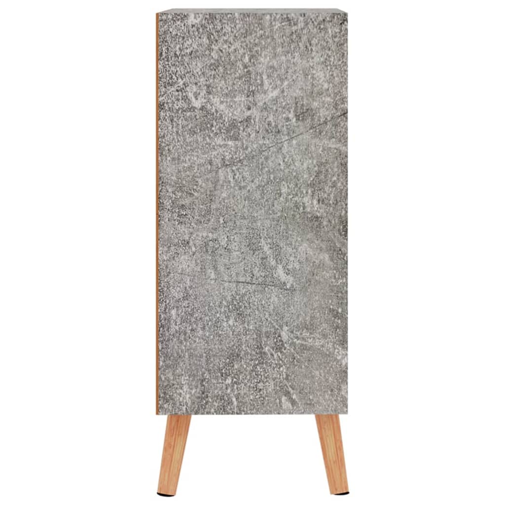 vidaXL Buffet bas gris béton 60x30x72 cm Aggloméré