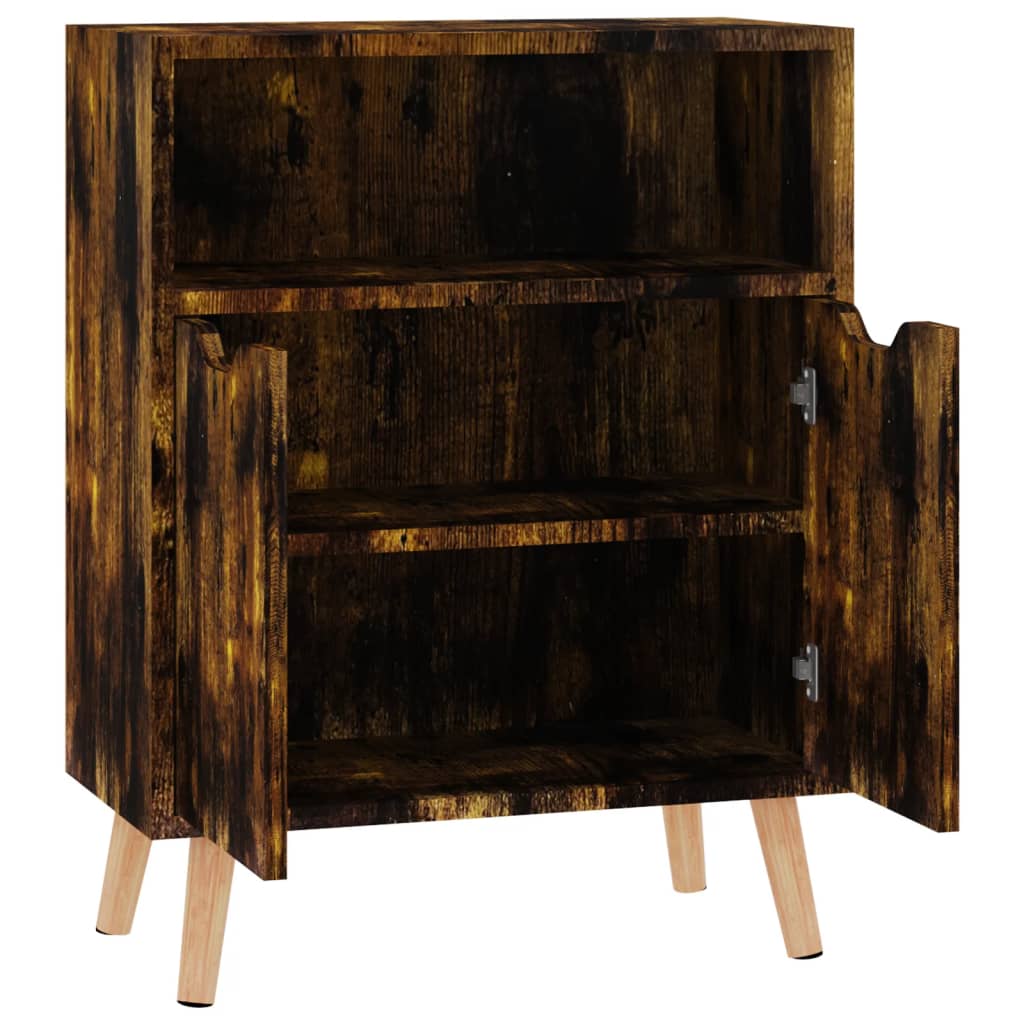 vidaXL Buffet chêne fumé 60x30x72 cm Bois d'ingénierie