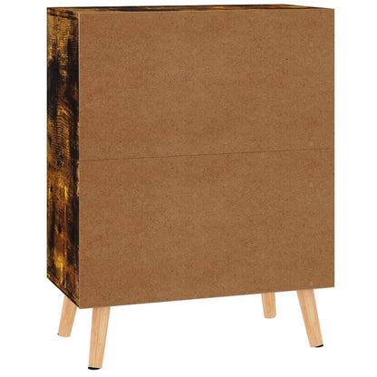 vidaXL Buffet chêne fumé 60x30x72 cm Bois d'ingénierie