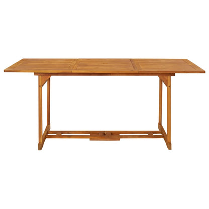 vidaXL Garten-Esstisch 180x90x75 cm Massivholz Akazie