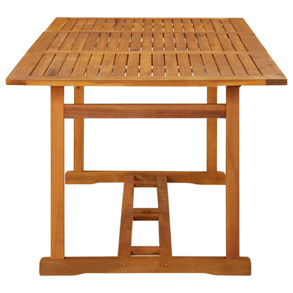 vidaXL Garten-Esstisch 180x90x75 cm Massivholz Akazie