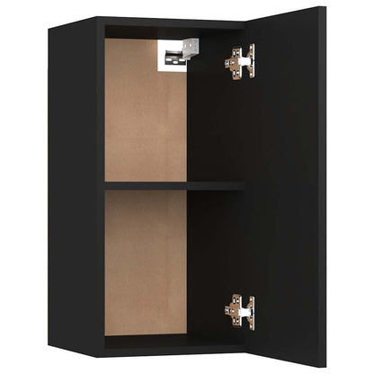 vidaXL Meuble TV Noir 30,5x30x60 cm Bois d'ingénierie