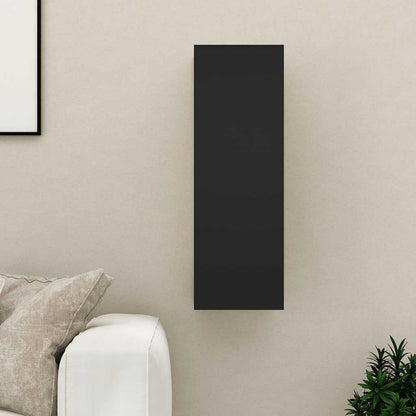 vidaXL Meuble TV Noir 30,5x30x90 cm Bois d'ingénierie