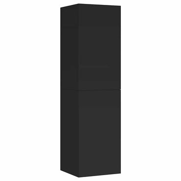 vidaXL Meuble TV Noir 30,5x30x110 cm Bois d'ingénierie