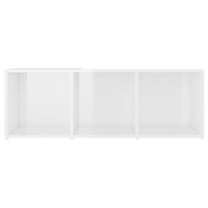 vidaXL TV-Schrank Hochglanz-Weiß 107x35x37 cm Holzwerkstoff