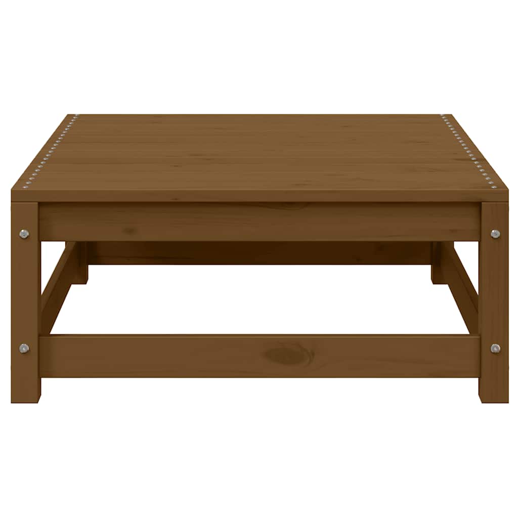 vidaXL Tabouret de jardin 70x70x30 cm marron miel Bois de pin massif
