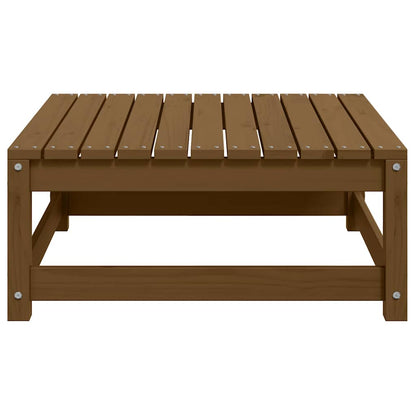 vidaXL Tabouret de jardin 70x70x30 cm marron miel Bois de pin massif