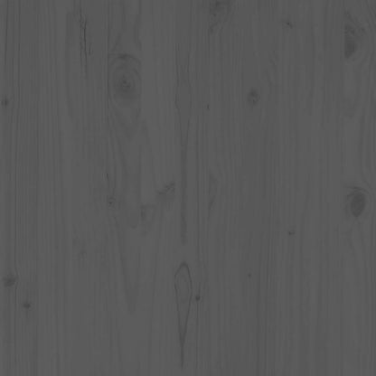 vidaXL Canapés centraux de jardin 2 pcs Gris Bois de pin massif