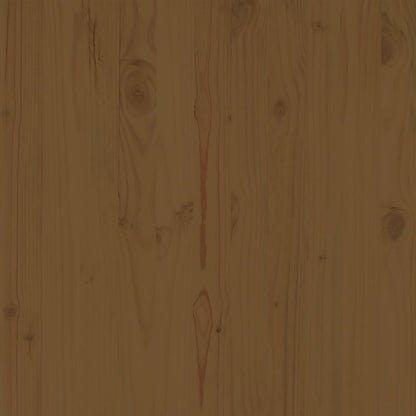 vidaXL Salon de jardin 2 pcs marron miel, bois de pin massif