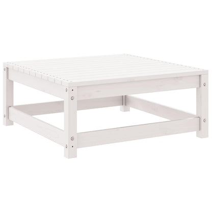 vidaXL Ensemble de salon de jardin 2 pcs Bois de pin massif blanc