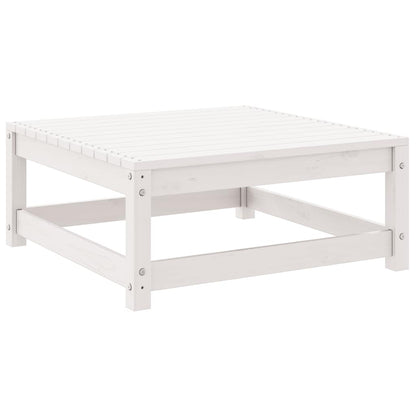 vidaXL 3-tlg. Garten-Lounge-Set Weiß Kiefer Massivholz