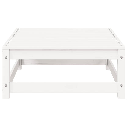 vidaXL 3-tlg. Garten-Lounge-Set Weiß Kiefer Massivholz